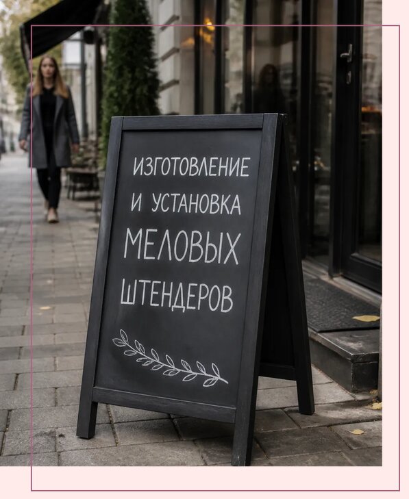 Меловые штендеры в Вязниках по цене от 6944 р. | Аванза-Взн